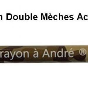 Abemus crayon double meches acier